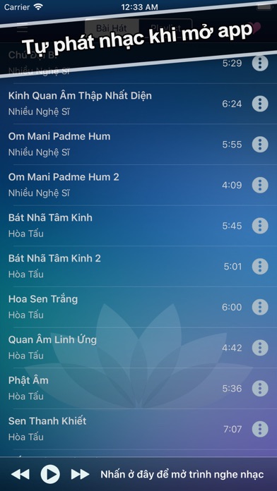 Screenshot #2 pour Chú Đại Bi - Nhạc Kinh Phật