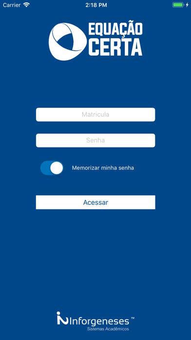 Equação Certa Screenshot