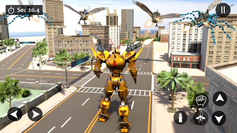 Wasp Robot War: Mech Battle screenshot 1