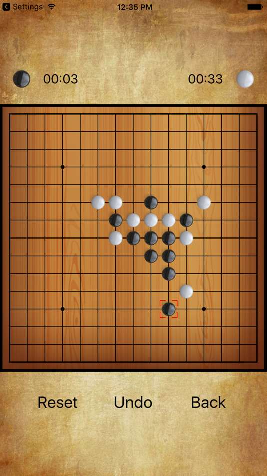 #4. Gomoku (Renju, Gobang)2 player (iOS) Podle: Evgeny EGOROV