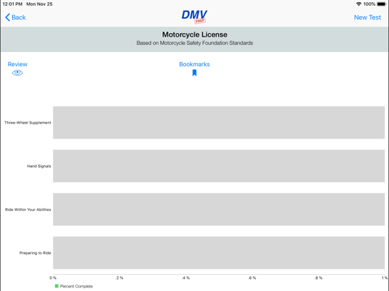 Screenshot #6 pour Motorcycle Test Prep