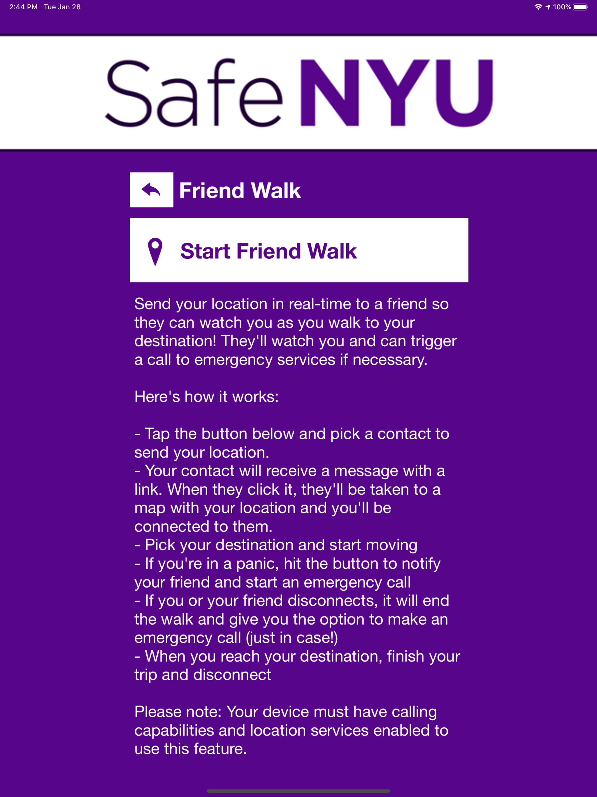 Safe NYU screenshot 13