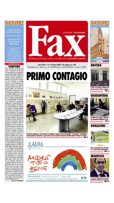 Fax Settimanale Screenshot