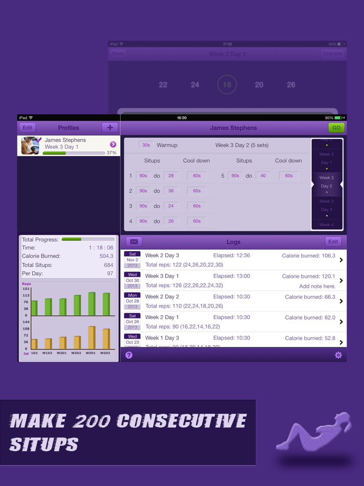 Situps Coach for iPad - 5.1.1 - (iOS)