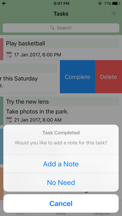 Screenshot #3 pour Adviself - Task, Note & Advice