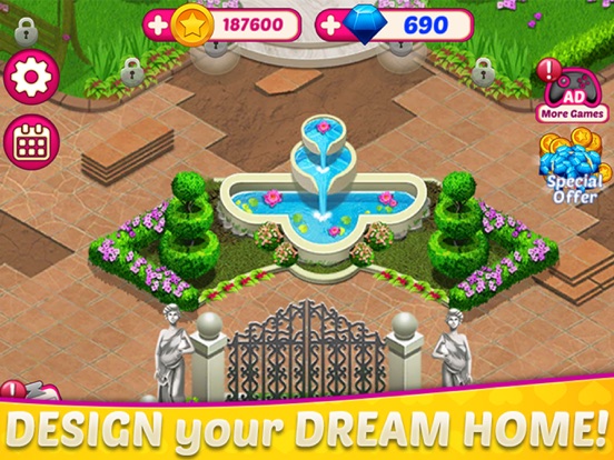 Screenshot #4 pour Design de Maison Home Match 3