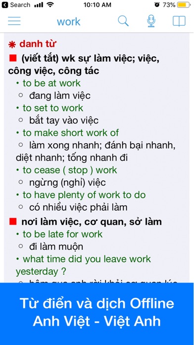 Vietnamese Dictionary Dict Box Screenshot