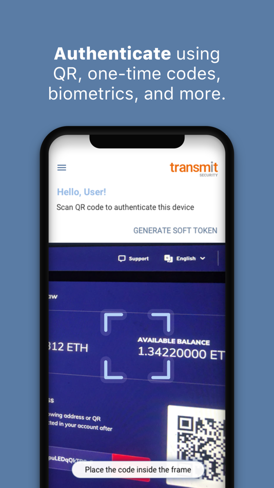 #1. Transmit Authenticator (iOS) 게시자: Transmit Security LTD