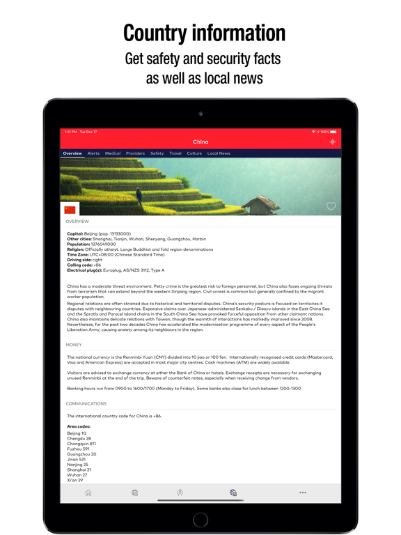Falck- Safe Travel iPad screenshot 4 - Travel app