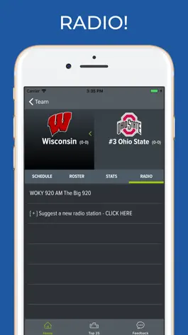 Game screenshot Wisconsin Football Schedules apk