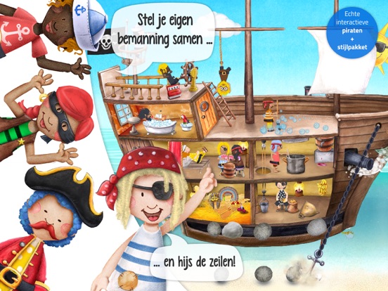 Piraatjes iPad app afbeelding 1