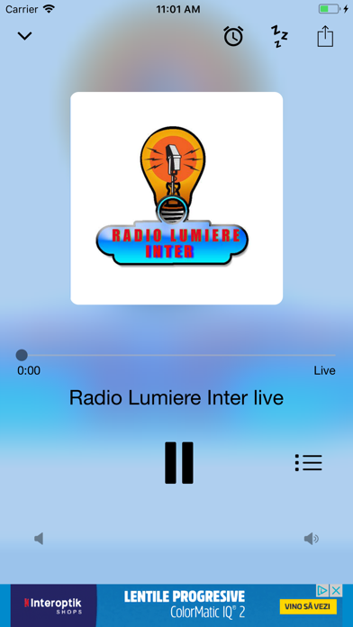 Screenshot #1 pour Radio Lumiere Internationale