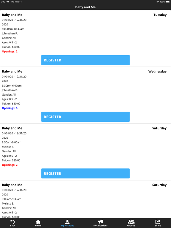 Screenshot #6 pour OWA Swim School