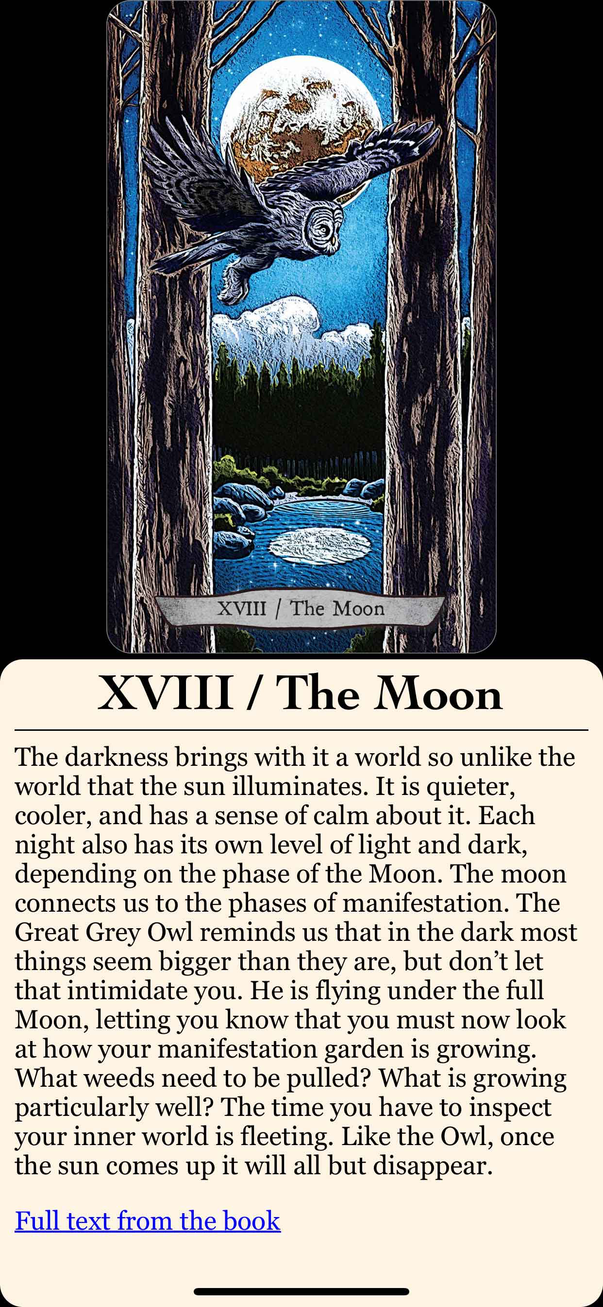 Animal Totem Tarot screenshot 4