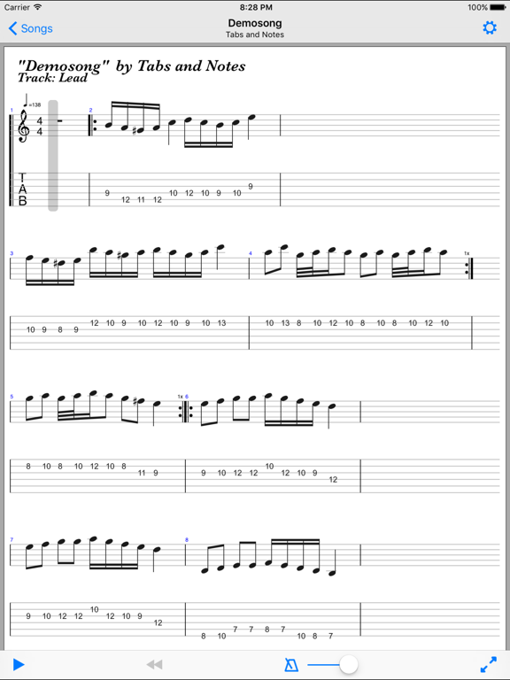 Screenshot #1 for Tabs & Notes