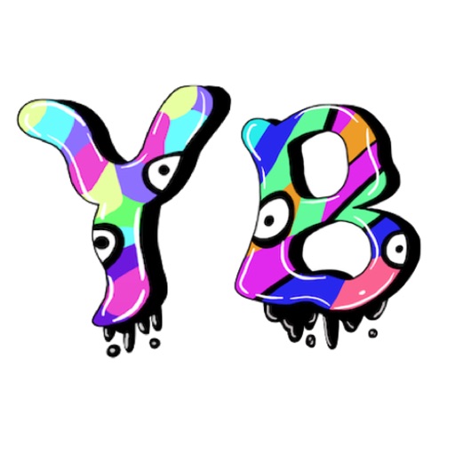 Color cartoon letter