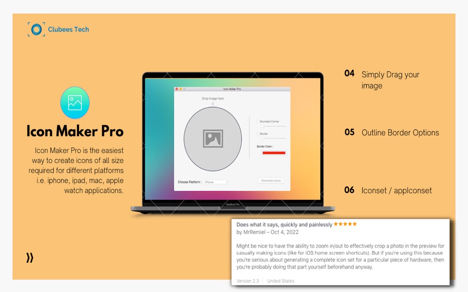 #3. Icon Maker Pro (macOS) 由: CluBees Tech