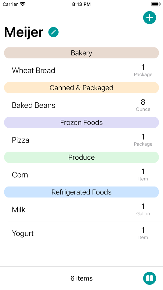 GroceryList. - 2.91 - (iOS)