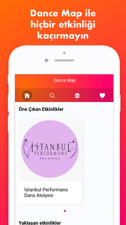 Dance Map - Etkinlik Takvimi