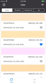 color & font айфон картинки 1
