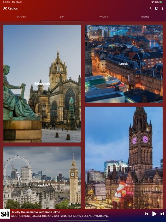 UK Radio Stations Online iPad screenshot 2 - Music app