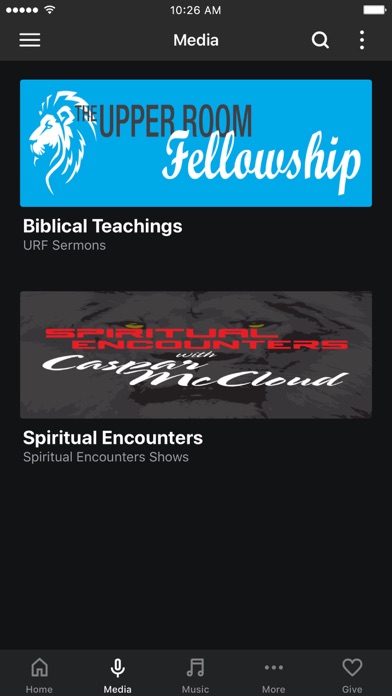 The Upper Room Fellowship Screenshot