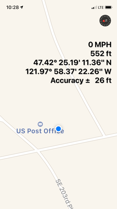 altitude speed location Screenshot