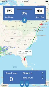 Inflight Map iphone bilder 1