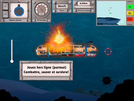 Screenshot #4 pour Nuclear Submarine inc Arcade