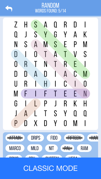 Screenshot #3 pour Word Search Puzzles Collection