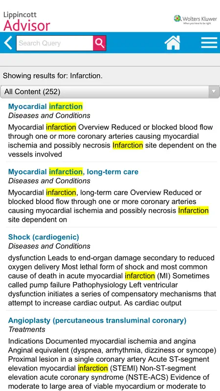 Lippincott Nursing Advisor screenshot 3 of 3