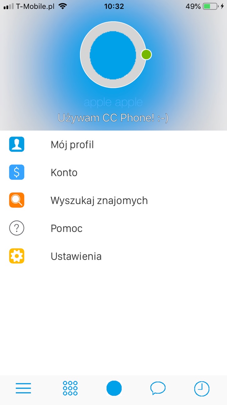 iPhone screenshot