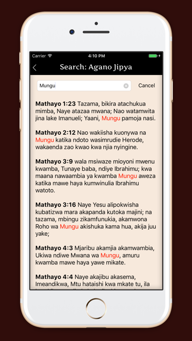 Biblia Takatifu ya Kiswahili Screenshot