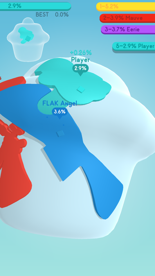 #3. Paper.io 3D (iOS) Göre: Voodoo