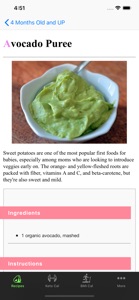 Baby Food Recipes (Home-made) screenshot #1 for iPhone