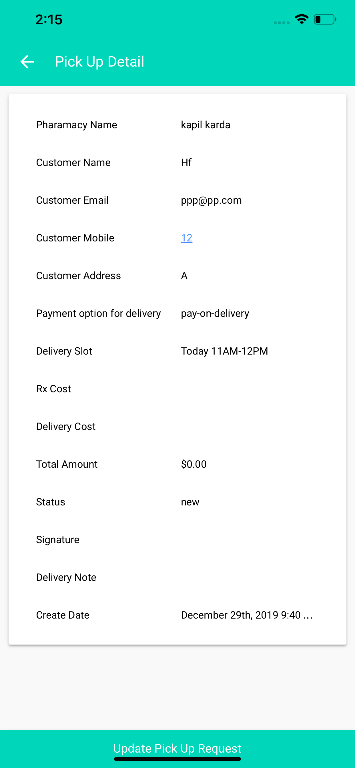 MediDelivery Driver screenshot 4