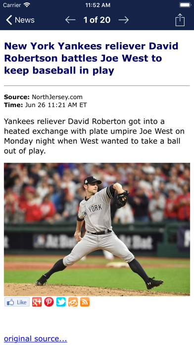 Baseball News - MLB edition Screenshot 2 - AppWisp.com Baseball News - MLB edition Screenshot 2 - AppWisp.com