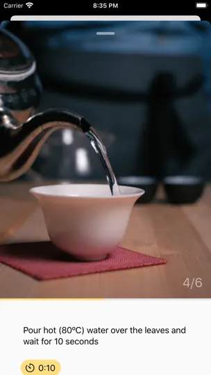 Screenshot von The Great Tea App auf dem iPhone 6