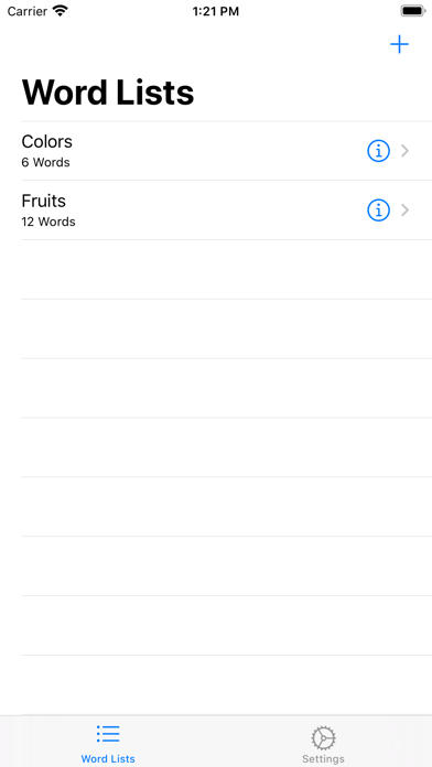 Word Search Gen iPhone screenshot 1 - Utilities app