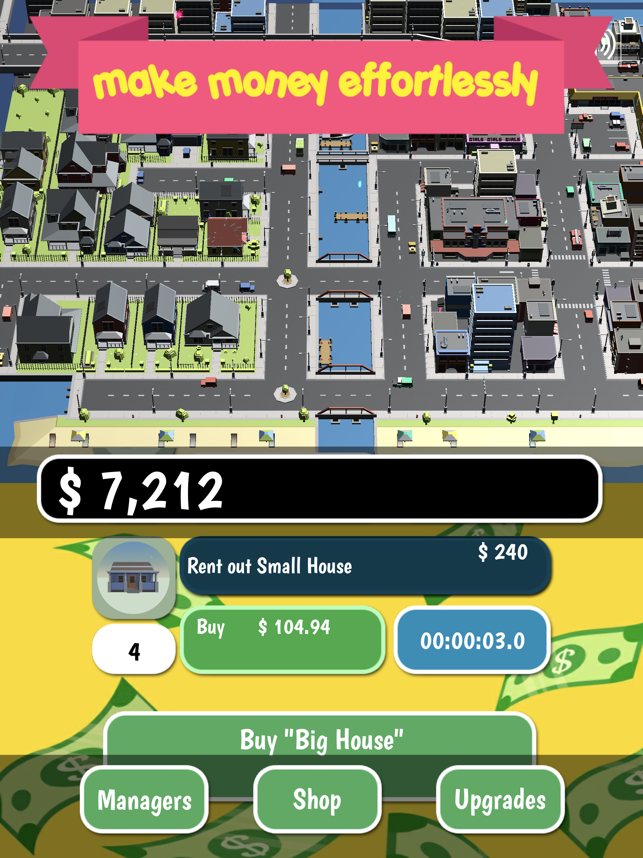 Captura de pantalla del juego Rent Business Tycoon
