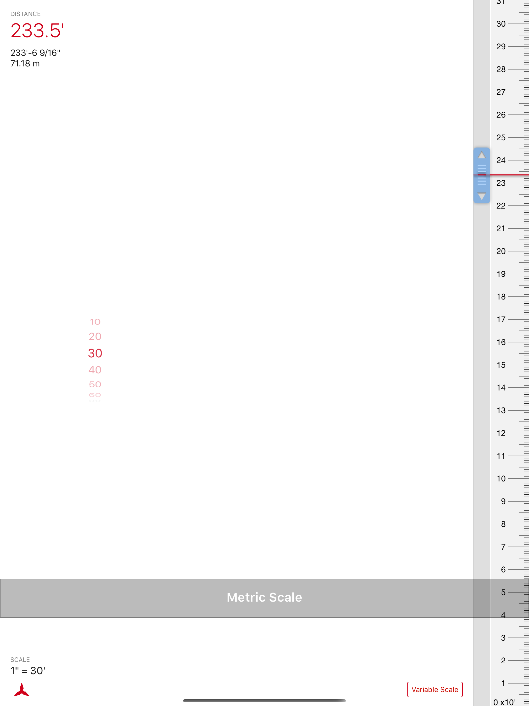 Scala Architectural Scale