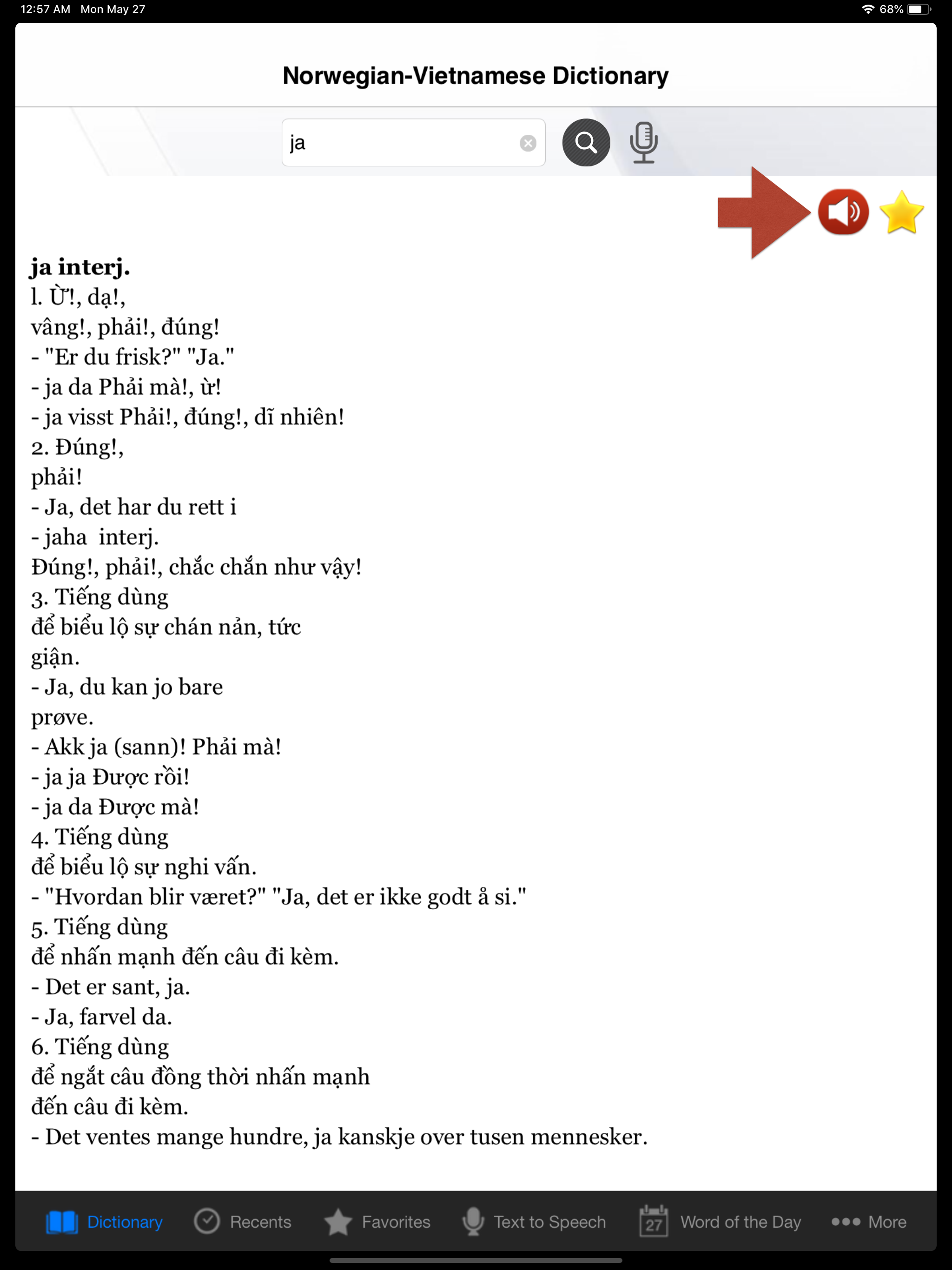 Norwegian-Vietnamese Dict.
