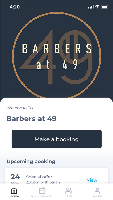 Screenshot #1 pour Barbers at 49