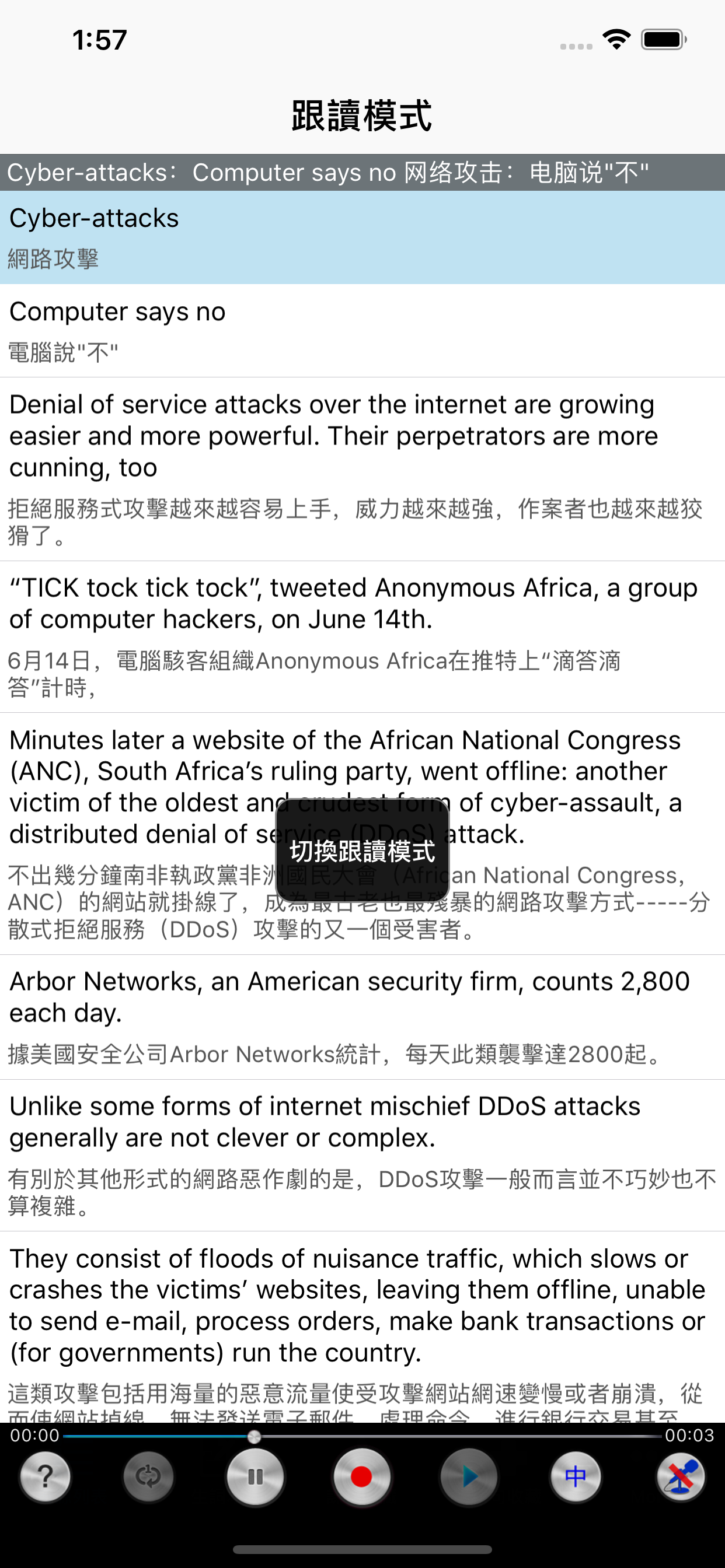 英语听力英式口语新闻合集HD