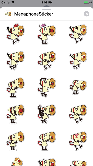 Screenshot #1 pour Megaphone Sticker