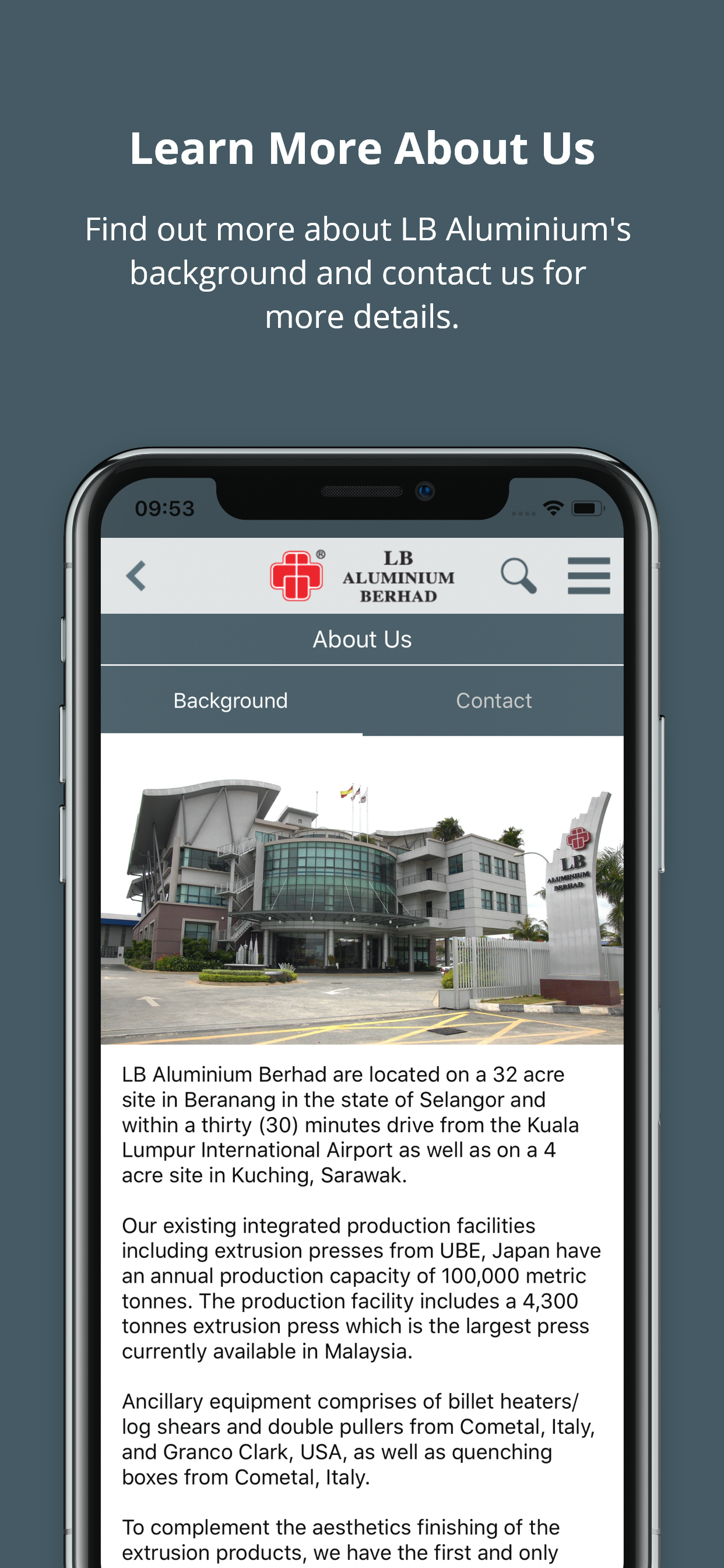 LB Aluminium Berhad screenshot 5