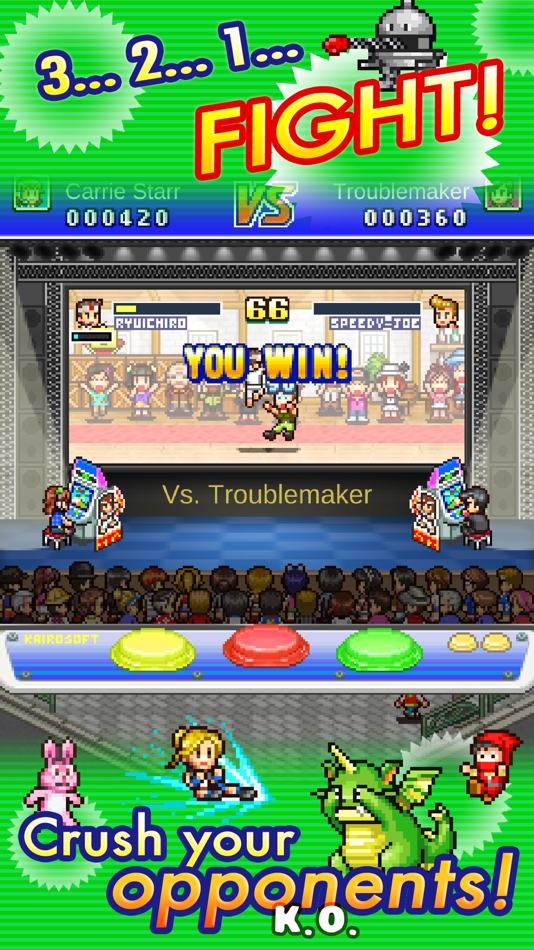 #2. Pocket Arcade Story (iOS) โดย: Kairosoft Co.,Ltd