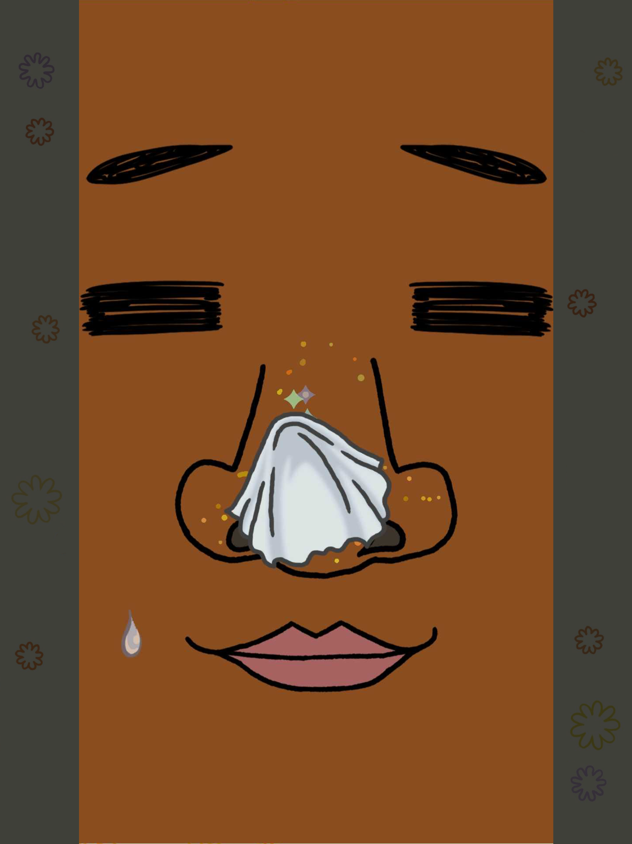 Squeeze nose pore NyuRuTTo !!