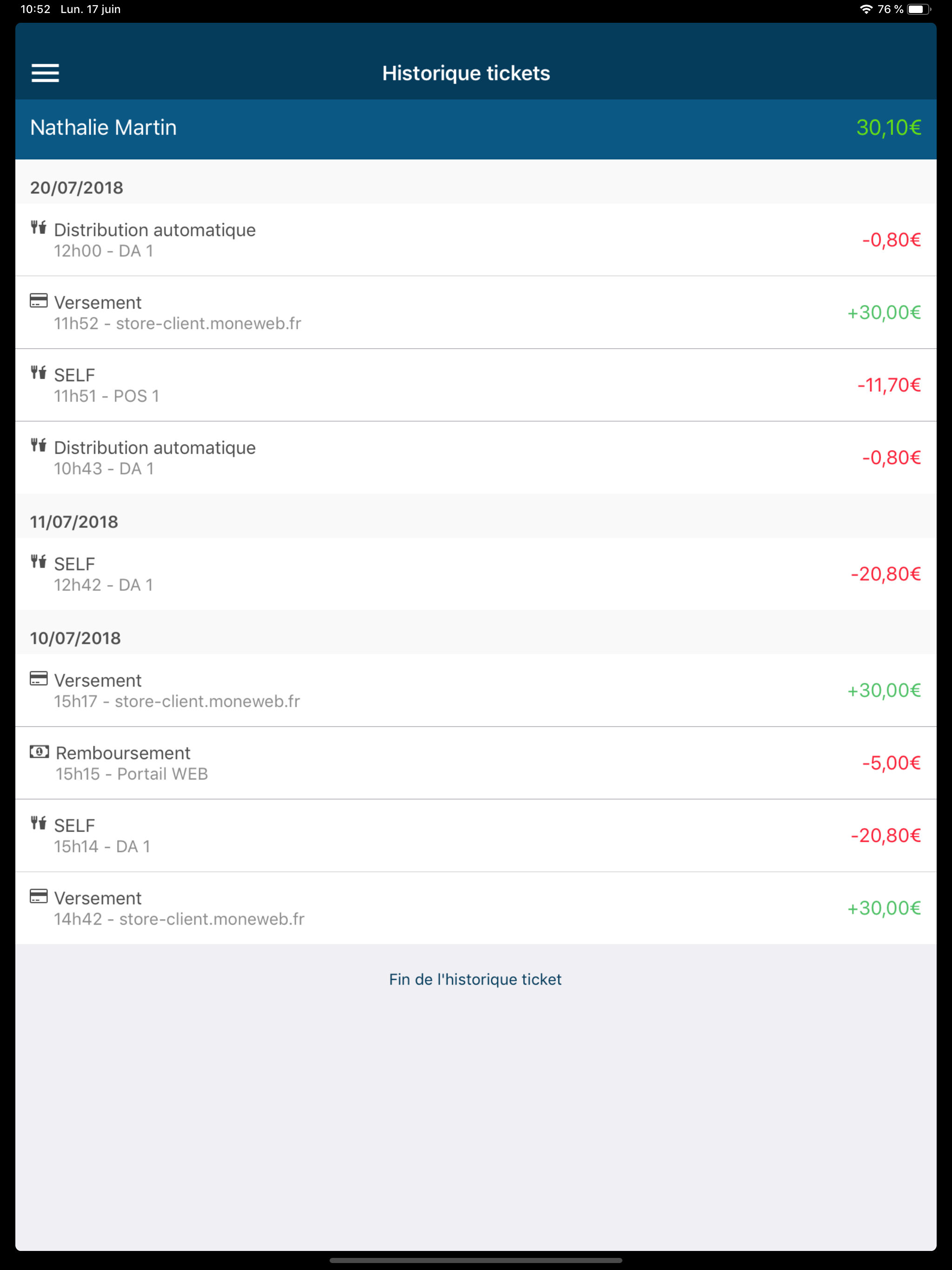 MONEWEB screenshot 9