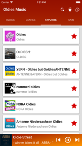 Oldies Music Radio App screenshot